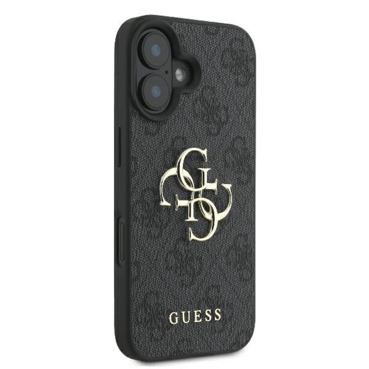 Guess iPhone 16 6,1" suojakuori GUHCP16S4GMGGR 4G:lle, iso logo, musta