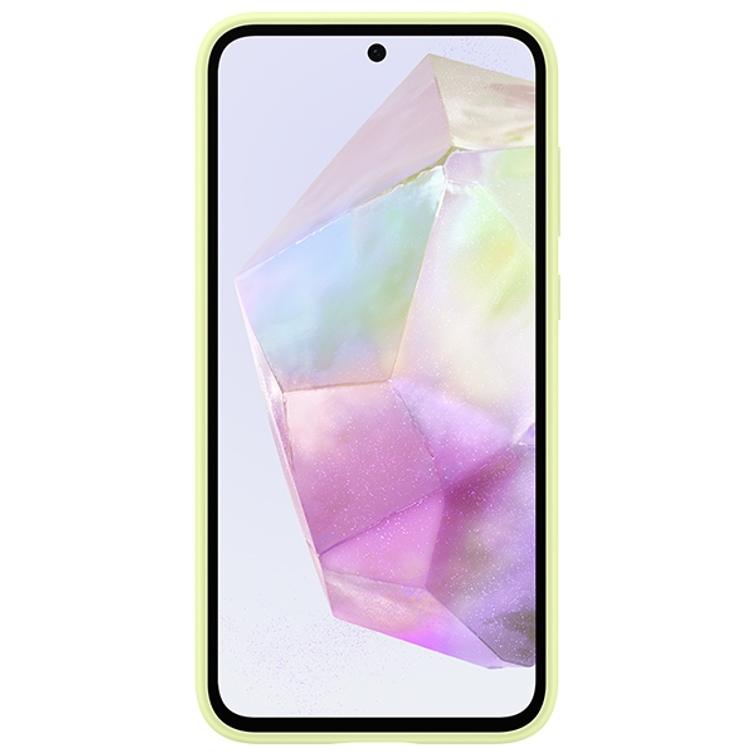 Samsungin silikonikuori Samsung Galaxy A35 5G:lle, lime