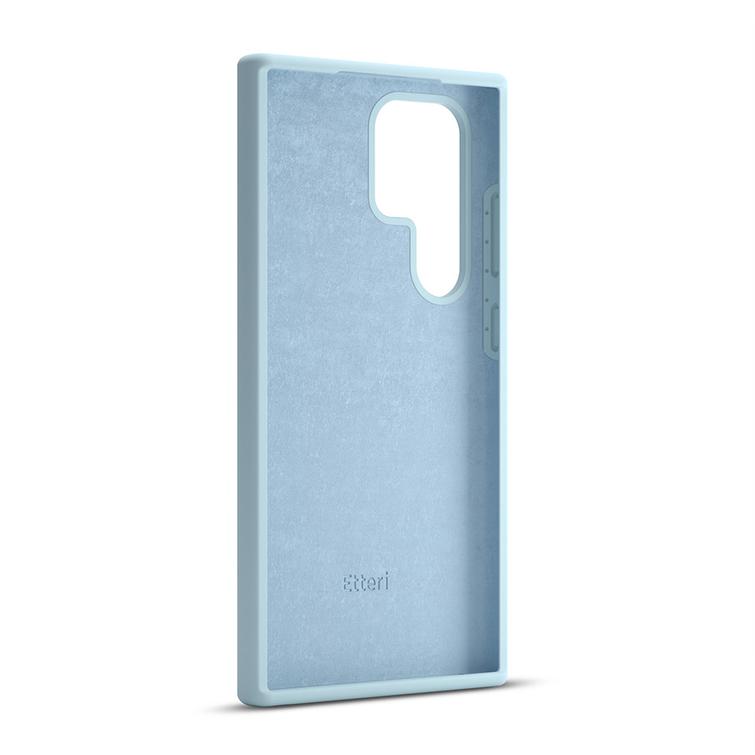 Etteri-silikonikuori Samsung Galaxy S24 Ultralle vaaleansininen