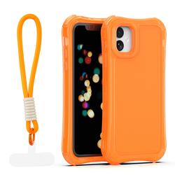 Safepop case with strap for iPhone 11 orange