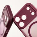 Mag Matt case for iPhone 14 6,1" maroon camera protection