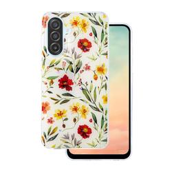 Glow Glam -suojakuori Samsung Galaxy A16 4G / A16 5G:lle, valkoinen