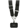 Karl Lagerfeld Big Strap Choupette Metal Logo MagSafe -kotelo iPhone 17 Pro Maxille, musta