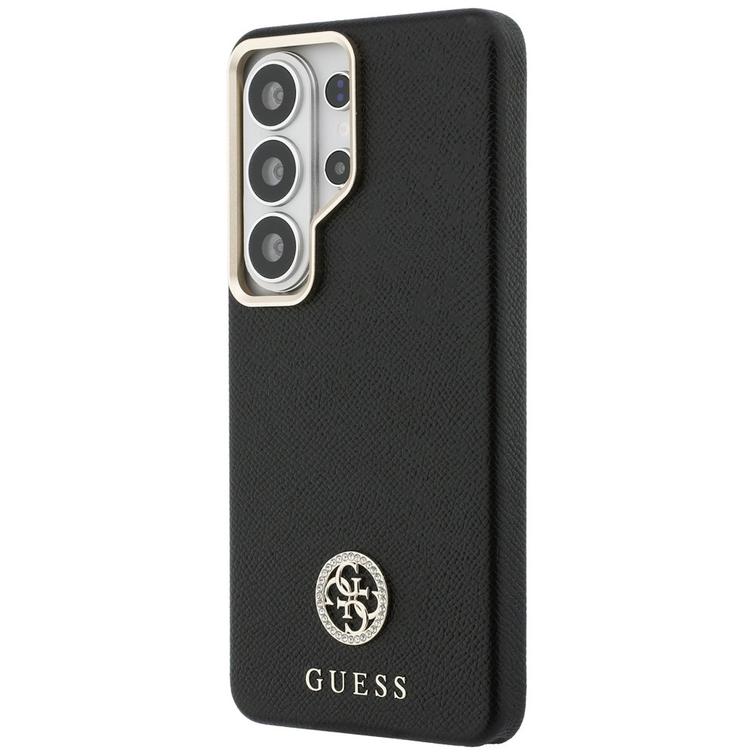 Guess case Rhinestone Round Logo MagSafe for Samsung Galaxy S26 Ultra black