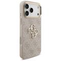 Guess 4G Big 4G Classic Logo Big Strap -metallinappisuojakuori iPhone 17 Pro Maxille, pinkki