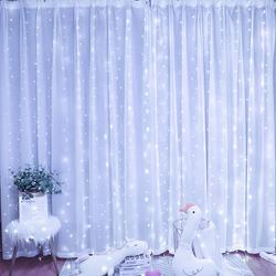led curtain (300 led lamp) 3mx3m cold white