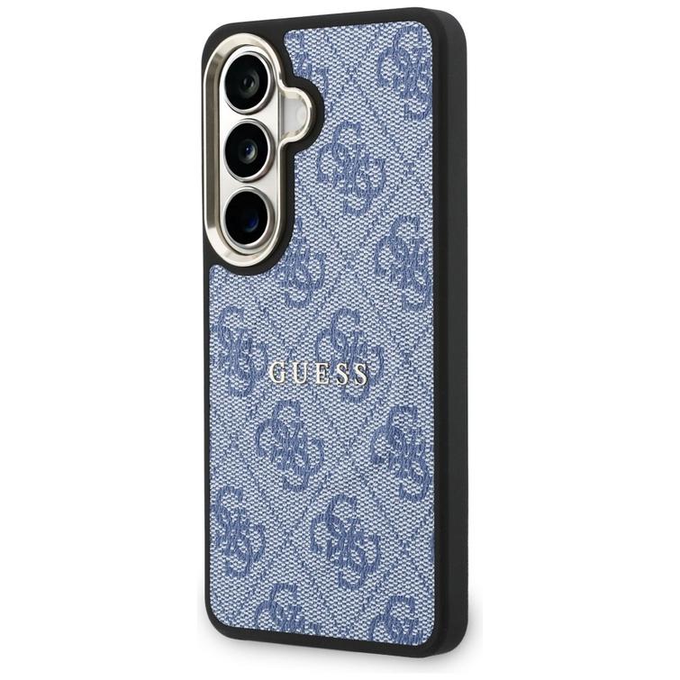 Guess case 4G Embossed Ring MagSafe for Samsung Galaxy S26 blue