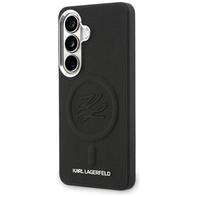 Karl Lagerfeld case Embossed Ring Initials MagSafe for Samsung Galaxy S26 black