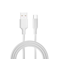 Forever kierr&auml;tyskaapeli USB-A - USB-C 1,5m 3A KR60-AC-00 valkoinen