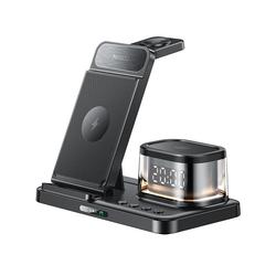 YESIDO INDUCTIVE CHARGER DS22 20W LED + WATCH 5IN1 (FOR APPLE) BLACK