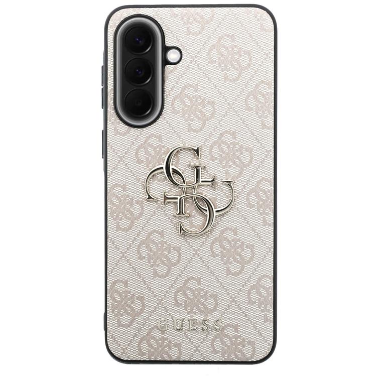 Guess HC PU 4G Big Logo case for Samsung Galaxy A57 pink