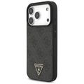 Guess 4G Strap Triangle Logo MagSafe -suojakuori iPhone 17 Prolle, musta