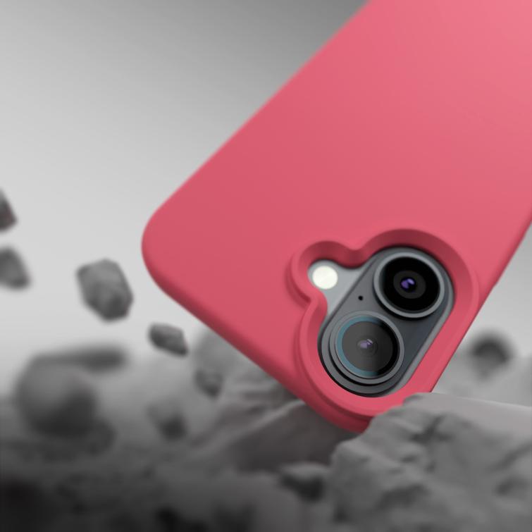 Etteri Silicone Mag kotelo iPhone 17 vadelmalle