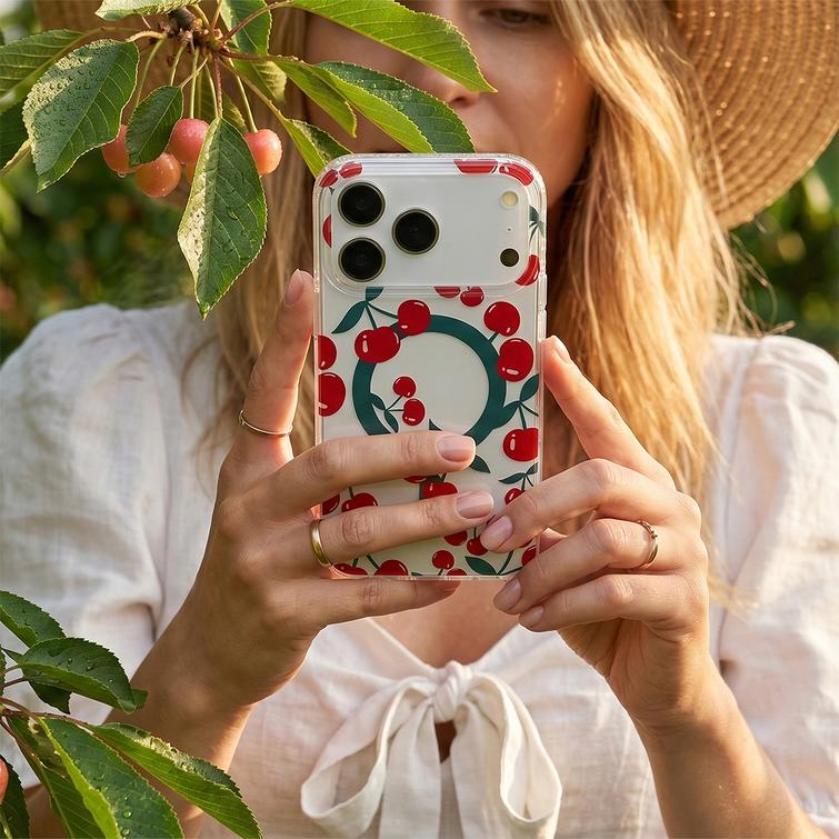 Cherry Mag case for iPhone 11 transparent