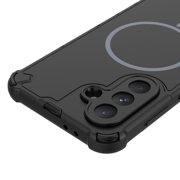Defender 2in1 Mag suojakuori Samsung Galaxy S24:lle, musta
