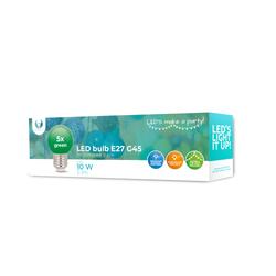 Forever Light LED Bulb E27 G45 2W 230V green 5pcs