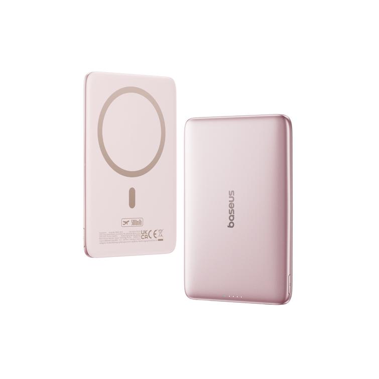 Baseus PicoGo AM41 Cardtype Magnetic power bank 20W 5000mAh Nebula Pink
