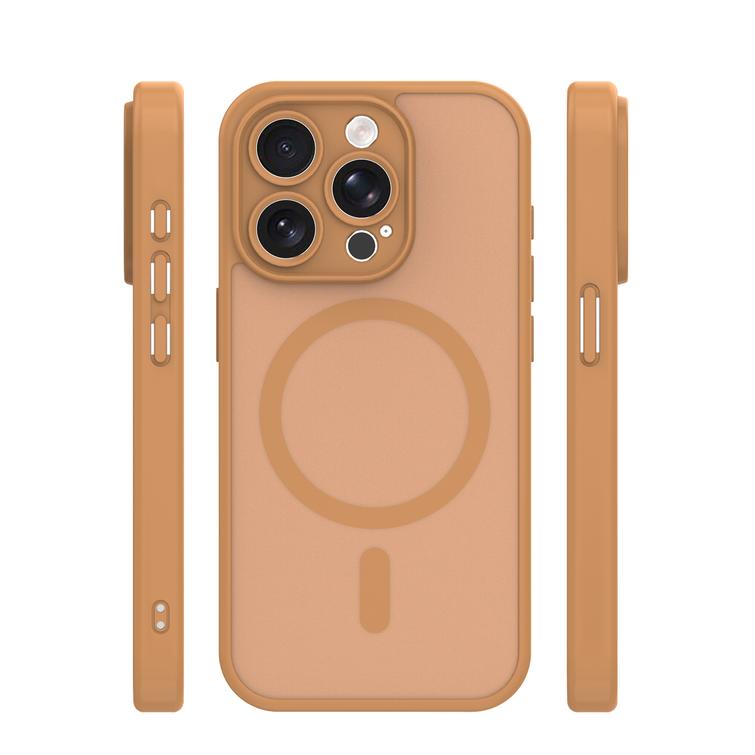 Mag Matt case for iPhone 14 Pro 6,1" brown camera protection