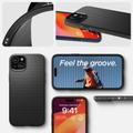 Spigen Liquid Air -suojakuori iPhone 15 6,1":lle mattamusta
