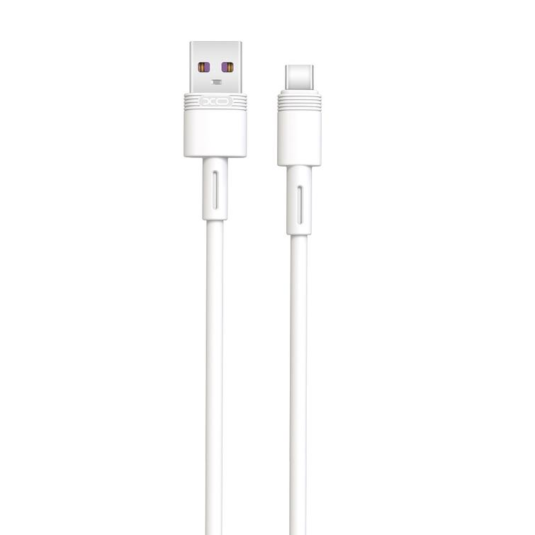 XO-kaapeli NB-Q166 USB - USB-C 1,0 m 5A valkoinen
