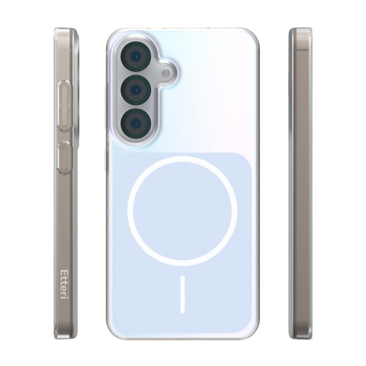 Etteri Hidden Pearl case for Samsung Galaxy S25 light blue