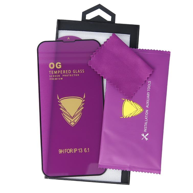 Karkaistu lasi OG Premium Motorola Moto G56 5G mustalle kehykselle