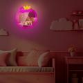 Neonpeili LED Queen l&auml;mmin valkoinen pinkki FMNE04 Forever Light
