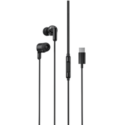 XO langalliset nappikuulokkeet EP84 USB-C musta