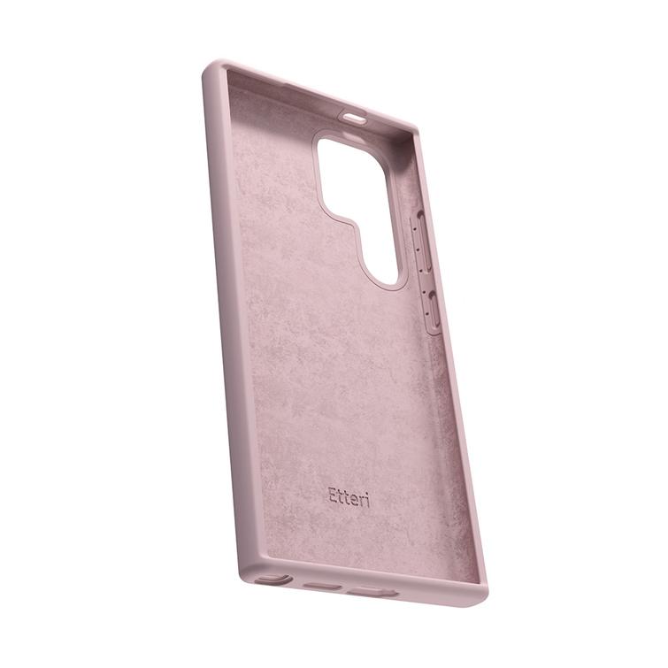 Etteri silikonikotelo Samsung Galaxy S24 Ultra vaaleanpunaiselle