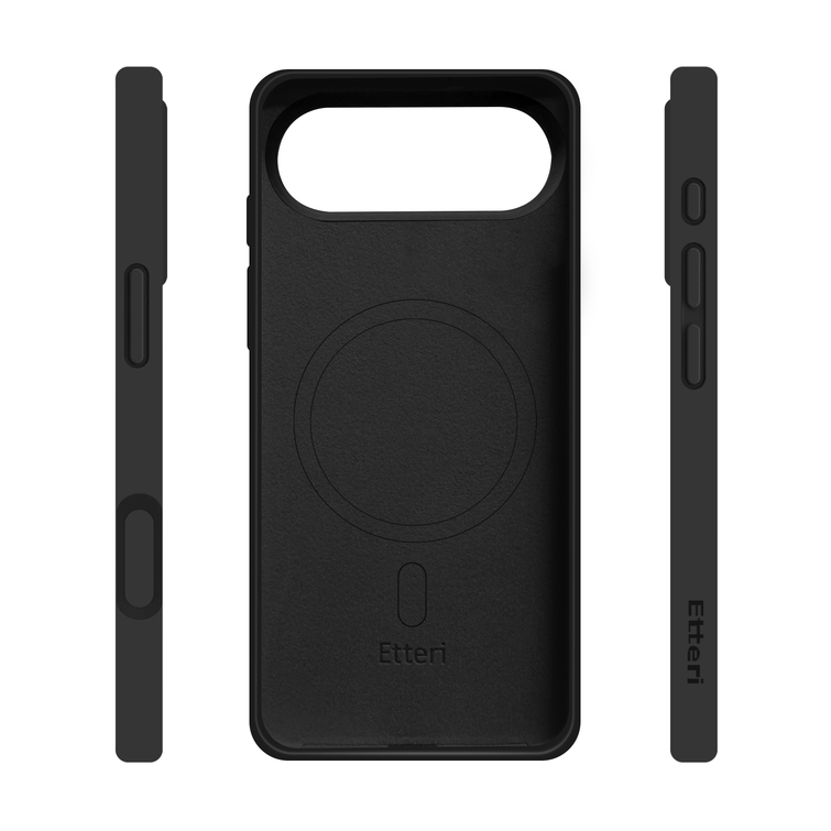 Etteri Silicone Mag kotelo iPhone 17 Air mustalle