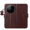 Smart Luxe nahkakotelo Honor Magic 8 Lite ruskea