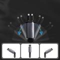 CAR CHARGER T-PHOX FLEXIT 4IN1 86W GREY