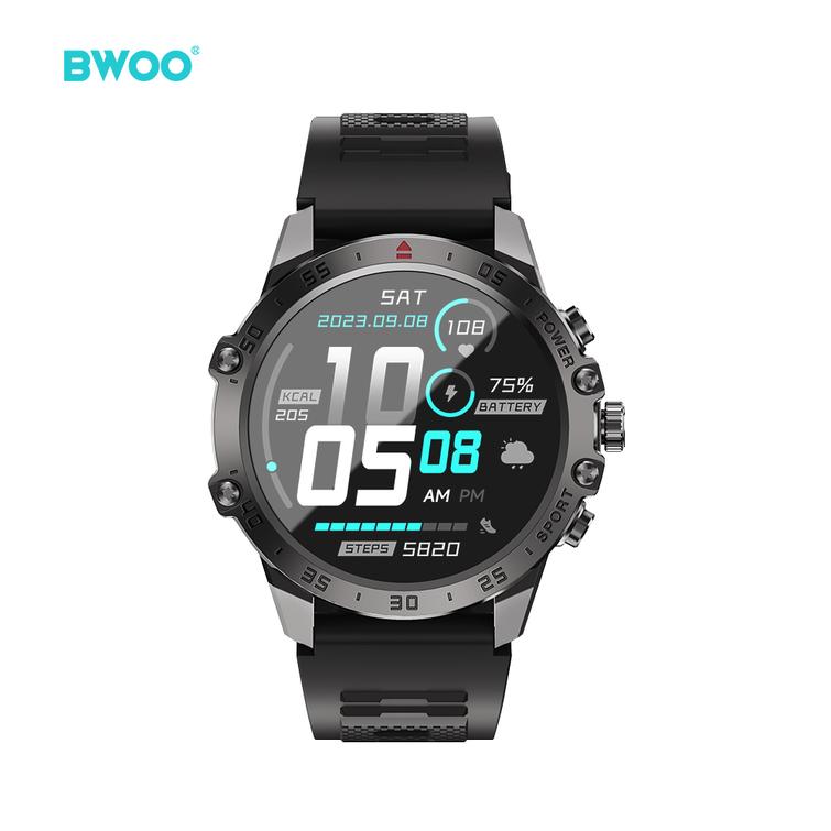 BWOO-&auml;lykello WA-08 1,43&rdquo; AMOLED musta
