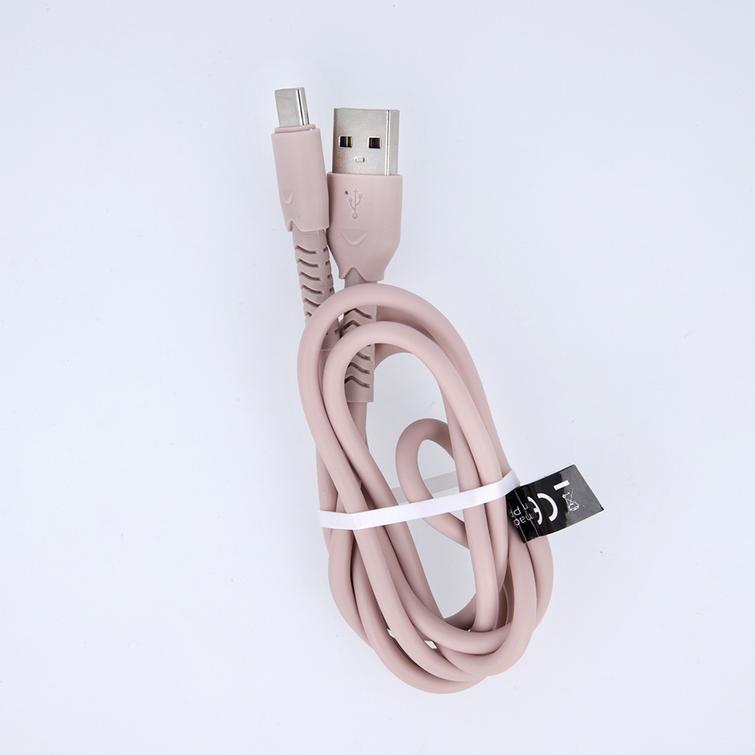 Maxlife MXUC-04 kaapeli USB - USB-C 1,0 m 3A pinkki