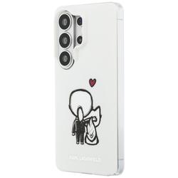 Karl Lagerfeld case IML Karl&Choupette MagSafe for Samsung Galaxy S26 Ultra transparent