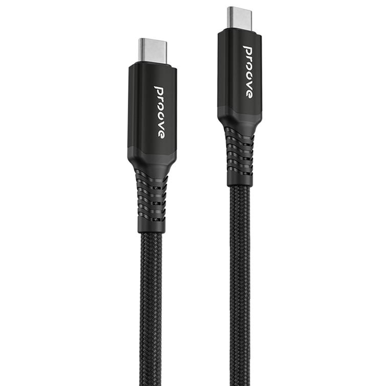 Proove-kaapeli Speed Line USB-C - USB-C 1m 240W musta