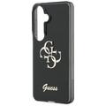 Guess case IML Big Metal 4G Script for Samsung Galaxy S26 black
