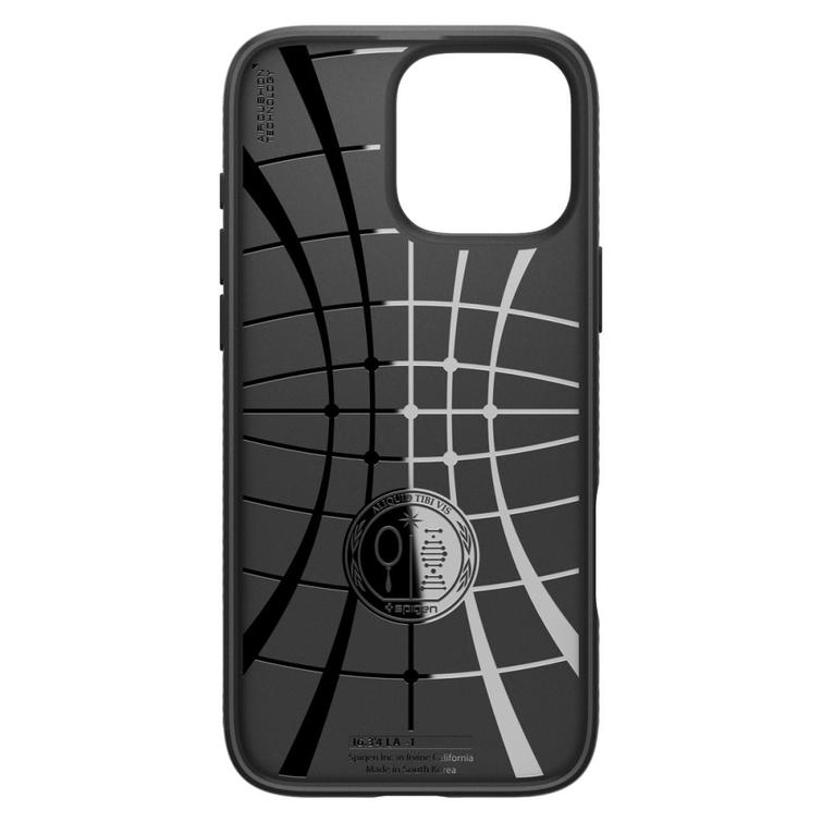 Spigen Liquid Air -suojakuori iPhone 16 Pro Max 6,9":lle mattamusta