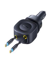 Baseus PrimeTrip VR2 Max Car Charger with Retractable Cable 3C+U 100W Cosmic Black