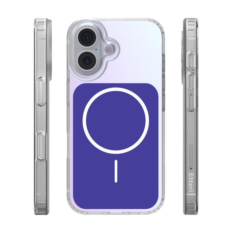 Etteri Hidden Pearl case for iPhone 16 6,1" dark blue