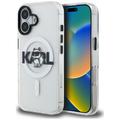 Karl Lagerfeld suojakuori iPhone 17 6,1" IML Choupette Sketch Logo MagSafe l&auml;pin&auml;kyv&auml;