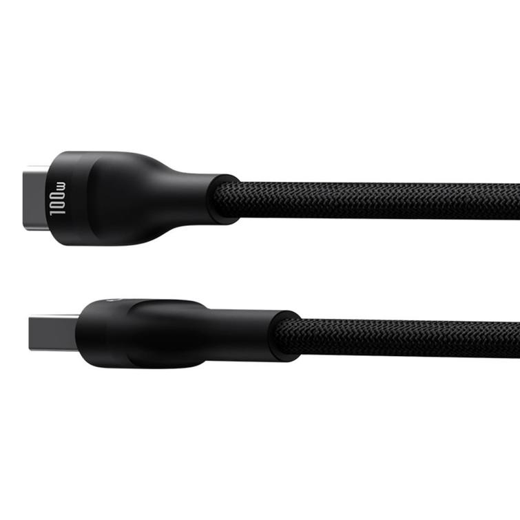 Baseus Flash 2 -latauskaapeli USB-C-kaapeliin 100W 1m, musta