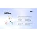 REMAX BLUETOOTH HEADPHONE TWS C1 BT 5.3 ENC BLUE