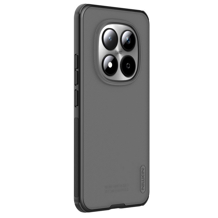 Nillkin Super Frosted Shield Pro Case for Xiaomi Redmi Note 15 Pro+ 5G/Poco M8 Pro 5G transparent black
