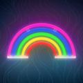 Neon LED-valo RAINBOW 5 v&auml;ri&auml; FLNE14X Forever Light