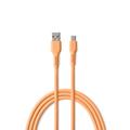 COLORUM-kaapeli USB-A - USB-C 1,8m 3A CK60-AC-14 x Peach Fuzz