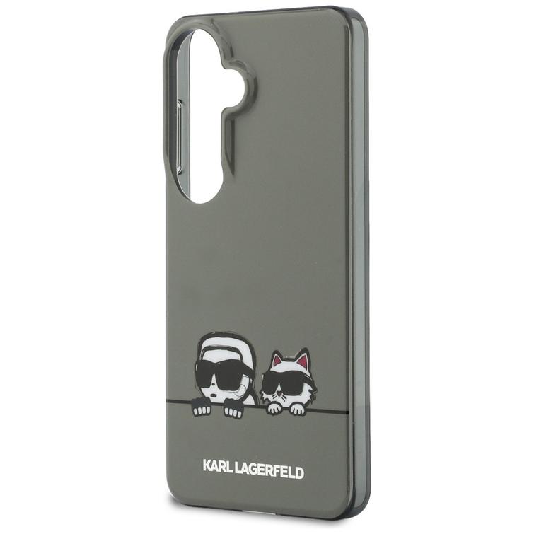 Karl Lagerfeld case IML Peekaboo Karl&Choupette MagSafe for Samsung Galaxy S26 black