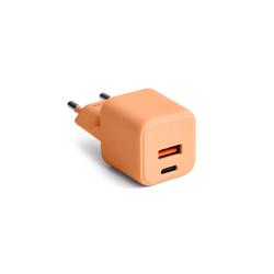 COLORUM-seinälaturi USB-A + USB-C PD 30W CLS30-AC-14 x Peach Fuzz