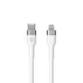 Forever Joustava USB-C - Lightning-kaapeli 1,0 m 20W valkoinen