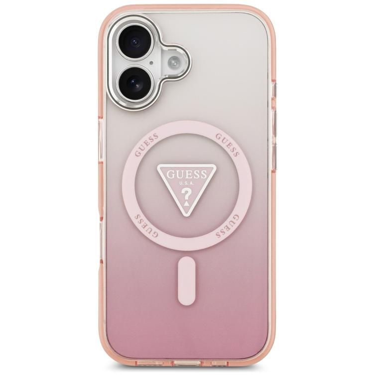Guess Case Magsafe IML -liukuvärjäyskotelo iPhone 17:lle, pinkki